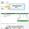 USA Xbox invoice template in Word and PDF format, fully editable