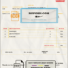 USA Mcdonald’s invoice template in Word and PDF format, fully editable