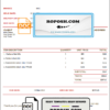USA Marlboro invoice template in Word and PDF format, fully editable