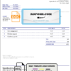 USA UnitedHealthCare invoice template in Word and PDF format, fully editable
