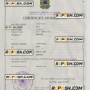 Brazil marriage certificate PSD template, completely editable