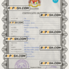 Malaysia vital record birth certificate PSD template, fully editable