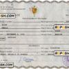 Senegal vital record death certificate PSD template