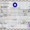 Taiwan death certificate PSD template, completely editable
