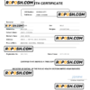 UAE vital record birth certificate Word and PDF template, completely editable