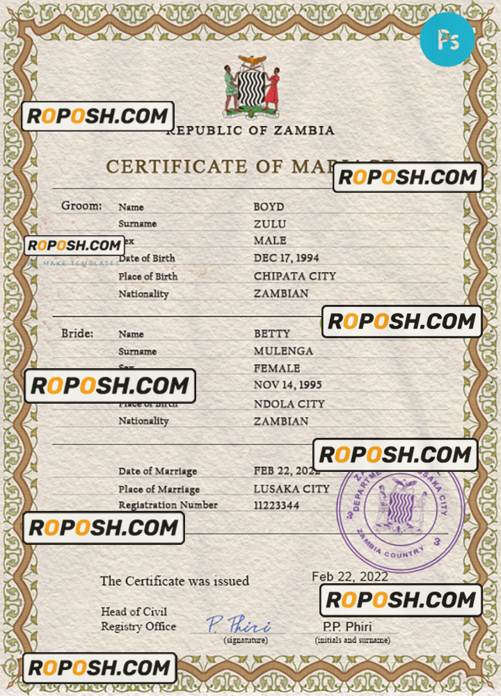 zambia-marriage-certificate-psd-template-fully-editable-roposh