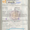 India marriage certificate template in PSD format, fully editable