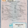 USA California dmarriage Certificate template in PSD format