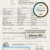Australia Australian Capital Territory marriage certificate template in Word format