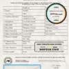 Australia Jervis Bay Territory marriage certificate template in Word format