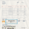 click flight universal multipurpose tax invoice template in Word and PDF format, fully editable