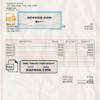 charge offer universal multipurpose tax invoice template in Word and PDF format, fully editable