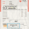 addict forum universal multipurpose good-looking invoice template in Word and PDF format, fully editable