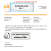 earth crown bank universal multipurpose bank account reference template in Word and PDF format