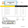 glow outlook universal multipurpose tax invoice template in Word and PDF format, fully editable