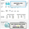 true market pay stub template in Word and PDF format