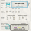 true market pay stub template in Word and PDF format