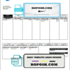 smart ground pay stub template in Word and PDF format