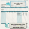 joyful start pay stub template in Word and PDF format
