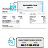 merit circle pay stub template in Word and PDF format