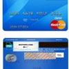 blue decade universal multipurpose bank card template in PSD format, fully editable