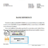 fine access bank universal multipurpose bank account reference template in Word and PDF format