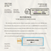 power motivate bank template of bank reference letter, Word and PDF format (.doc and .pdf)