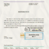 swift clear bank universal multipurpose bank account reference template in Word and PDF format