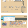 abstractaza universal multipurpose bank mastercard debit credit card template in PSD format, fully editable