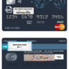 action water universal multipurpose bank mastercard debit credit card template in PSD format, fully editable