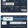 action water universal multipurpose bank visa electron credit card template in PSD format, fully editable