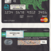 alpine bear universal multipurpose bank mastercard debit credit card template in PSD format, fully editable scan effect