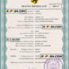 apex vital record death certificate universal PSD template