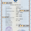 arms vision vital record death certificate universal PSD template