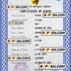 certificatetastic universal birth certificate PSD template, fully editable