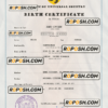 core tide universal birth certificate PSD template, fully editable scan effect