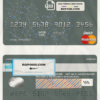 geometrex universal multipurpose bank mastercard debit credit card template in PSD format, fully editable scan effect