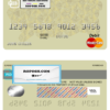 geometric vibrance universal multipurpose bank mastercard debit credit card template in PSD format, fully editable
