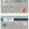 lucky fish universal multipurpose bank mastercard debit credit card template in PSD format, fully editable scan effect