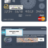 mandala dream universal multipurpose bank mastercard debit credit card template in PSD format, fully editable