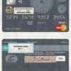 mandala dream universal multipurpose bank mastercard debit credit card template in PSD format, fully editable