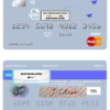 medium trip universal multipurpose bank mastercard debit credit card template in PSD format, fully editable