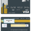 ori building universal multipurpose bank visa credit card template in PSD format, fully editable