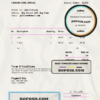 fix fashion universal multipurpose invoice template in Word and PDF format, fully editable