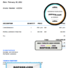 gold zone universal multipurpose invoice template in Word and PDF format, fully editable