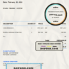 gold zone universal multipurpose invoice template in Word and PDF format, fully editable