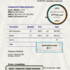 integral index universal multipurpose invoice template in Word and PDF format, fully editable