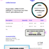 measure art universal multipurpose invoice template in Word and PDF format, fully editable