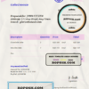 measure art universal multipurpose invoice template in Word and PDF format, fully editable scan effect