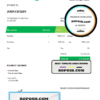 max fleet universal multipurpose invoice template in Word and PDF format, fully editable